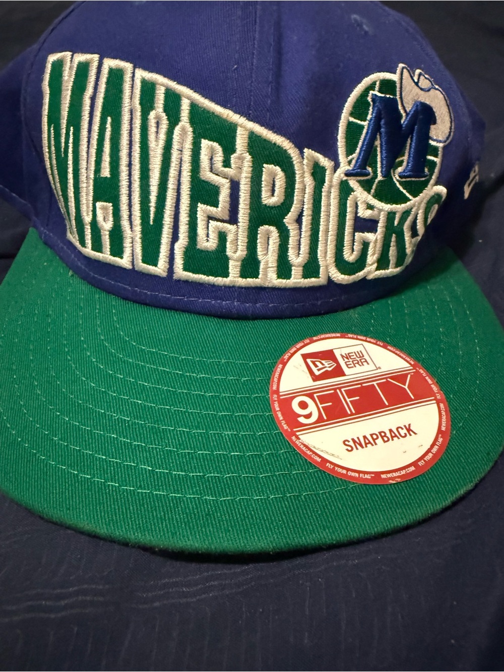 *USED* New Era Hardwood Classics Vintage Dallas Mavericks Snapback